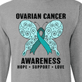 thumbnail image 4 of Inktastic Ovarian Cancer Awareness Hope Support and Love Long Sleeve T-Shirt, 4 of 5