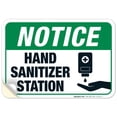 thumbnail image 1 of Hand Sanitizer Station Sign, 10x7 Vinyl Sticker, 1 of 1
