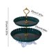 thumbnail image 3 of Soporte de 3 niveles para servir frutas, postres y aperitivos | Bandeja resistente para exhibir pasteles con base estable | Bandeja decorativa de varios niveles para bodas, fiestas, cocina y hogar, 3 of 6
