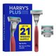 thumbnail image 1 of Kit de afeitado Harry's Plus con mango Clay y 5 hojas pivotantes, 1 of 9
