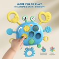 thumbnail image 2 of Juguetes Montessori para bebés de 18 meses, juguetes sensoriales para niños pequeños, juguetes esenciales para viajar en avión para niños de 1 a 2 años, regalos de cumpleaños, actividades con cuerdas, 2 of 5