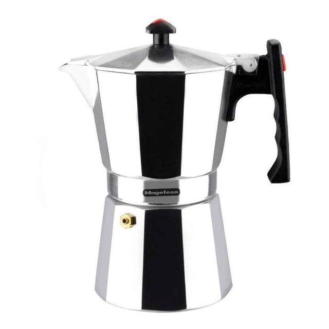 CAFETERA MAGEFESA ITALIANA KENIA 6 TAZAS ALUMINIO plateado 1 MAGEFESA KENIA