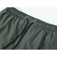 thumbnail image 6 of YuKaiChen Men's Swim Shorts Quick Dry Beach Shorts with Zip Pockets and Mesh Lining Army green 30, 6 of 10