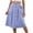 Light Blue, variant on Women's Skirts, Women Summer Solid Color Drawstring Elastic Waist Skirt Casual Midi Skirt for Women Comfortable Trendy Skirt with Pocket Flowy Skirt Up to 60% off Army Green L