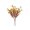 Yellow#0, variant on Plastic Artificial Flowers Bouquet 12 Pack Faux Floral Arrangements for Home Decor,Party Centerpieces,Outdoor Garden ers,Wedding Decoration 13.78 Inch Flexible Fake s