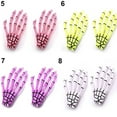 thumbnail image 4 of Baellert Fashion Punk Skull Paw Hairpin Exaggerated Skull Bone Hand Claws Hair Ornaments, 4 of 7