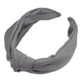 thumbnail image 1 of Diademas anudadas, diadema para mujer, aro para el cabello para todo tipo de cabello, accesorios para el cabello, gris, 1 of 7
