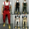 thumbnail image 1 of 2020 New Mens Ripped Denim Jumpsuits Long Overalls Men Rompers Jeans Suspender Trousers, 1 of 5