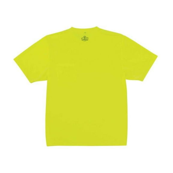 GloWear  Non-Certified Safety T-Shirt, Lime - 5XL