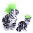 thumbnail image 1 of Xihbxyly Babero de Halloween para Mascotas, Toalla de Saliva para Perros a La Moda, Diseño de Peluca, Tela Suave y Cómoda, Cuello Ajustable, Apto para Gatos y Perros Pequeños, Accesorio para Fotos, F, 1 of 3