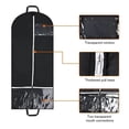 thumbnail image 5 of Heavy-Duty Garment Bag - Home, Dustproof, Closet Wardrobe Organizer, Dress Coat Shirt Hanging Bag with 2 Pockets, Handles, 5 of 8