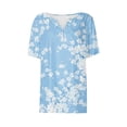 thumbnail image 5 of My Orders Cute Summer Tops for Women Floral Women Blouses and Tops Fashion Under 10 Summer Clothes for Women 2025 Vacation Plus Size White Summer Tops for Women Golf Shirts for Women, 5 of 5
