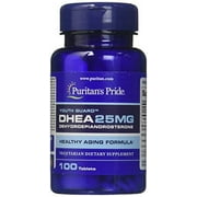 Puritans Pride Dhea 25 mg, 100 Count