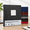 Belfast Black-0.75" + Window, variant on 3 Ring Binder With Plastic Sleeves Includes 10 Sheets Sheet Size: 8.5" X 11" - Presentation Rings Window And Hubbed Thick: 1.25"