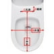 thumbnail image 3 of Asiento del inodoro Colco Cerrado Alargado Forma U Color Blanco, 3 of 8