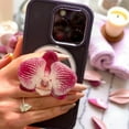 thumbnail image 3 of MagSafe Phone Grip: Handmade Orchid Magnetic Floral Phone and E-Reader Holder, 3 of 4