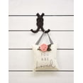 thumbnail image 3 of Parisloft Antique Brown Set of 3 Rope Cast Iron Double Wall Hooks, 3 of 4