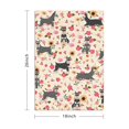 thumbnail image 3 of 4 Pcs Funny Kitchen Towels,Schnauzer Dog and Flower Microfiber Dish Towels,Kitchen Tea Towels,Kitchen Towel Set (18" X 26"), 3 of 3