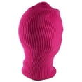 thumbnail image 4 of Gravity Threads Smile Face 3-Hole Ski Mask - Cross Eye - Hot Pink, 4 of 4