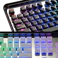 thumbnail image 3 of Methold Teclado mecánico personalizado 104 Keycap GAMER Cristal transparente Keycap Colorido Inyección Personaje Luz ABS Real Key Cap Juegos de teclado y mouse para computadora, 3 of 6
