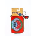 thumbnail image 3 of Disney Lilo & Stitch Women's Tropical Wallet with Watermelon Charm Keychain, Orange, 3 of 4