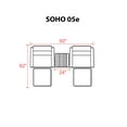 thumbnail image 3 of Soho 5 Piece Outdoor Wicker Patio Furniture Set 05e, 3 of 7