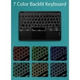 thumbnail image 2 of STYU Keyboard Case for Samsung Galaxy Tab S9 FE 10.9 Inch, Backlit Wireless Detachable Keybaord with Touchpad SM-X510/X516B/X518U,Black1, 2 of 7