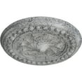 thumbnail image 3 of Ekena Millwork 15 3/4"OD x 2"P Foster Shell Ceiling Medallion (Fits Canopies up to 9 5/8"), Hand-Painted Ultra Pure White Crackle, 3 of 6