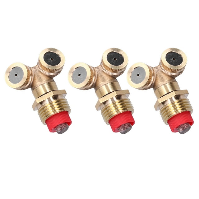 Rdeghly 3Pcs Buse de Pulvérisation Agricole avec Filtre /2 Tête de Pulvérisation de Brouillard d'Irrigation de Fil Mâle, Buse de Pulvérisation de Brume, Buse d'Arrosage
