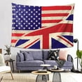 thumbnail image 5 of Wall Hanging Tapestry America British Flag Daily Decorative Tapestry For Bedroom Living Room 60 X 80 Inches, 5 of 6