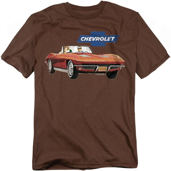 Chevy T-Shirt Corvette Vintage Ad Unisex Graphic Tee for Men & Women