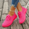 thumbnail image 3 of Rokment Womens Orthopedic Running Walking Tennis Shoes Breathable Mesh Comfortable Arch Support Memory Foam Orthotic Nursing Non Slip Work Sneakers Hot Pink Size 8.5, 3 of 7
