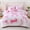 Bow02, variant on Comforter Sets Bed in a Bag for Girls, 6 count Bow Size Bedding Sets with Sheets for