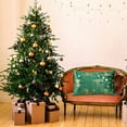 thumbnail image 3 of ​Christmas Deer Lumbar Pillow Cover, Rectangular Decorative Cushion Case with Invisible Zipper, Super Soft Holiday Decor for Sofa Bed Living Room​​ Green, 3 of 6