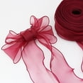 thumbnail image 5 of Cinta de Organza de seda ondulada de 50mm, material de lazo para adorno para el cabello, decoración para envolver regalos, cintas de encaje, 5 of 5