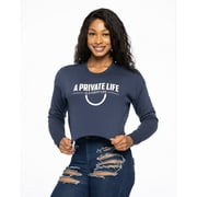 A Private Life Cropped Crew Fleece