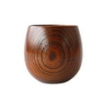 thumbnail image 2 of Joernso 200-300ml Wooden Big Belly Beer Tea Coffee Milk Water Cup Kitchen Bar Drinkware, 2 of 8