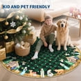 thumbnail image 4 of Haperlare 3ft Christmas Round Area Rug Xmas Plaid Festival Decor Rug, Washable Soft Holiday Decor Rug with Non-Slip Backing for Living Room Bedroom Dining Room,Green, 4 of 7