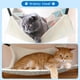 thumbnail image 3 of Hamaca colgante para gatos Jetec reversible suave y transpirable, 3 of 7
