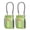 Green, variant on Fosmon TSA Approved Cable Luggage Locks (2 Pack), 3 Digit Combination Padlock with Steel Cable Lock for Travel Suitcase, Backpack, Locker - Red