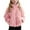 Light pink, variant on CCRFTGI Girls Fleece Jacket Fuzzy Zip Up Outwear Coat Soft Fall Winter Jacket Teddy Coat Hooded with Pockets Dark Purple 11-12Y
