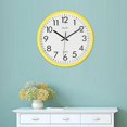 thumbnail image 5 of Reloj de pared redondo retro Movimiento de barrido silencioso de cuarzo Hogar Dormitorio Relojes de cocina kaili Sencillez, 5 of 5