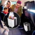 thumbnail image 2 of Hanging Bin For Kitchen Or Bathroom With Bin Bag Holder For Kitchen, Cabinet And Holder - 9 L White Banmo, 2 of 2