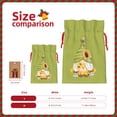 thumbnail image 3 of Naloa Sunflower Gnomes Drawstring Christmas Bags, 3D Xmas Gift Bags, Christmas Wrapping Bags, Xmas Goodie Bags, Treat Pouch Bags, Party Favor Bags-Medium, 3 of 9