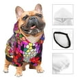 thumbnail image 4 of Bingfone Colorful Tie Dye Stained Glass 3 Dog Clothes Hoodie, Pet Winter Coat,Puppy Sweatshirts For Small Dogs Boy Girl,Suitable For All Breeds-Medium, 4 of 9