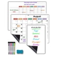 thumbnail image 1 of Magnetic Whiteboard Magnetic Calendar for Refrigerator Refrigerator Whiteboard Dry Erase Monthly Planner with 5 Markers and Eraser Reusable Magnetic Whiteboard Planner, 1 of 5