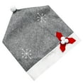 thumbnail image 4 of Gymnture christmas 1pc Christmas Dining Chair Slipcovers Chair Back Covers Santa Hat Chair Covers, 4 of 10