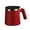 Red, variant on COMTOA 420ml Tumbler with Lid, Stainless Steel Tumbler with Handle, Metal Insulated Travel Coffee Mug with Handle, Double Wall Vacuum Spill Proof Tumbler Cup