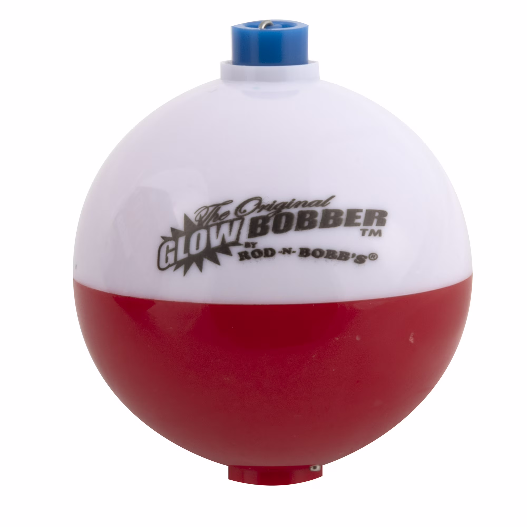 Rod-N-Bobbs Original Glow Bobber Fishing Float 1.25'' – Red/White
