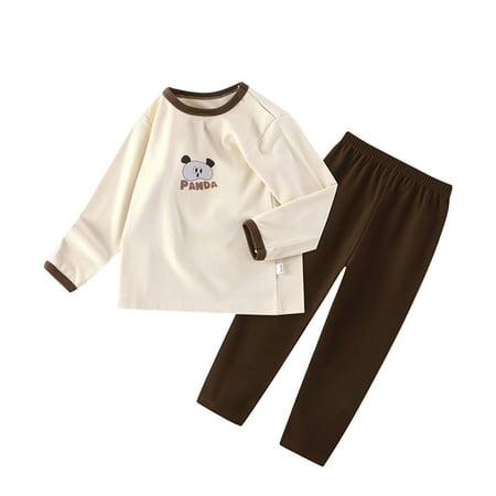 

Kid s Autumn Winter Homewear Boys Girls Cartoon Printed Long Sleeve T Shirt Long Pants Pajamas Suits Children s Clothing Hoodies for Baby Boys 2 Way Zipper Baby Pajamas Girl Boys Easter Outfit for